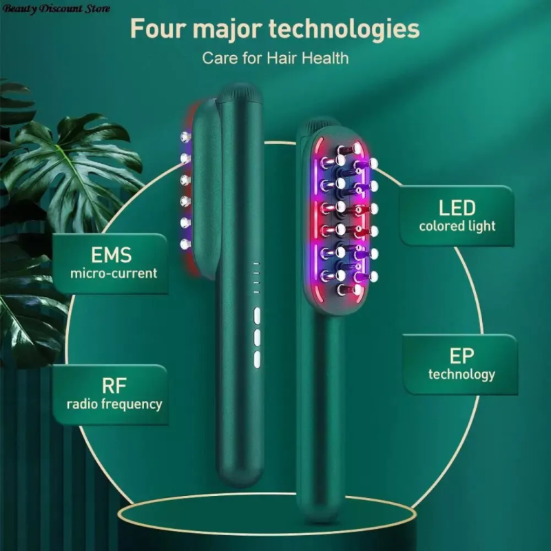 Comprar Cepillo Laser Para Terapia Capilar en Electroshopy - Ángulo 2